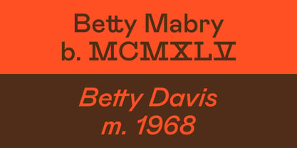 Mabry Font Poster 3